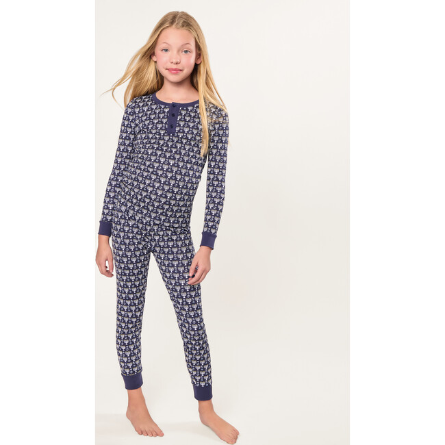 Kids Pima Snug Fit Pajama in Festival of Lights - Pajamas - 2