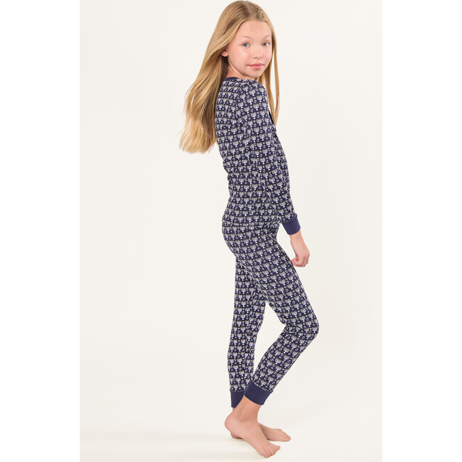 Kids Pima Snug Fit Pajama in Festival of Lights - Pajamas - 4