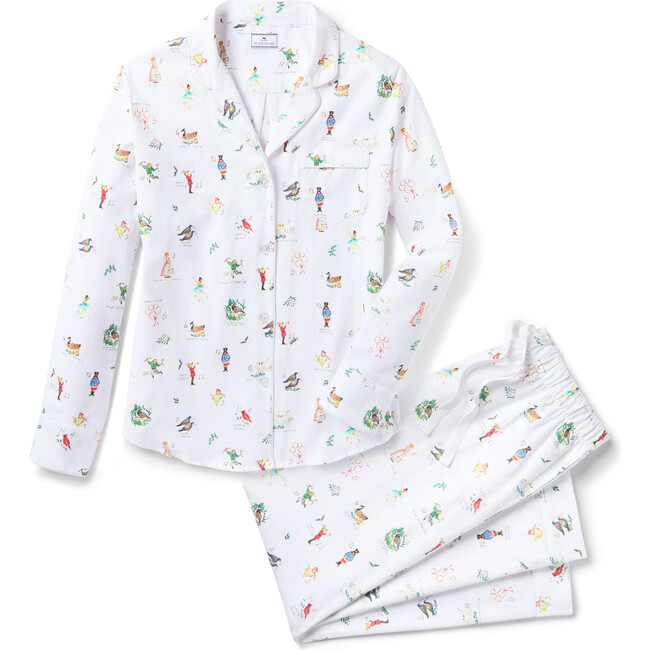 Women's Twill Pajama, 12 Days of Christmas