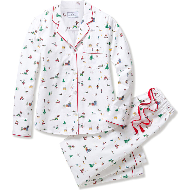 Women's Twill Pajama in Holiday Town