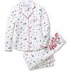 Women's Twill Pajama in Holiday Town - Pajamas - 1 - thumbnail