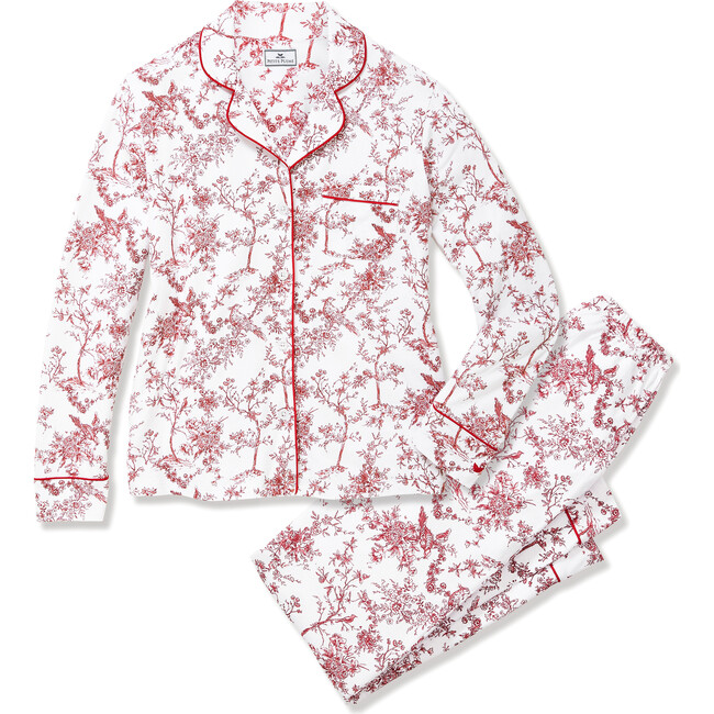 Women's Pima Pajama in Red Timeless Toile