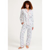 Women's Twill Pajama in Holiday Town - Pajamas - 2