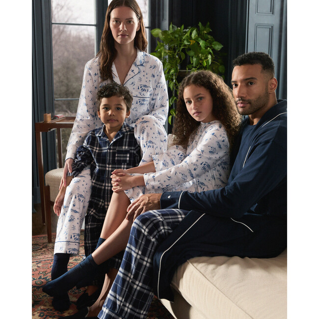 Women's Twill Pajama in Chalet Toile - Pajamas - 6