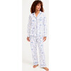 Women's Twill Pajama in Chalet Toile - Pajamas - 7