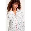 Women's Twill Nightshirt in Holiday Town - Pajamas - 3