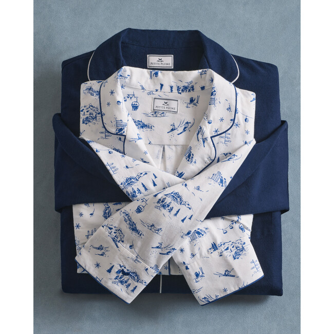Women's Twill Pajama in Chalet Toile - Pajamas - 8