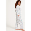 Women's Twill Pajama in Holiday Town - Pajamas - 4