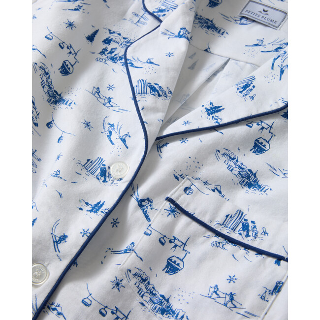 Women's Twill Pajama in Chalet Toile - Pajamas - 9