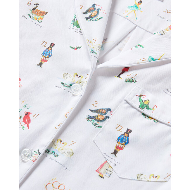 Women's Twill Pajama, 12 Days of Christmas - Pajamas - 8