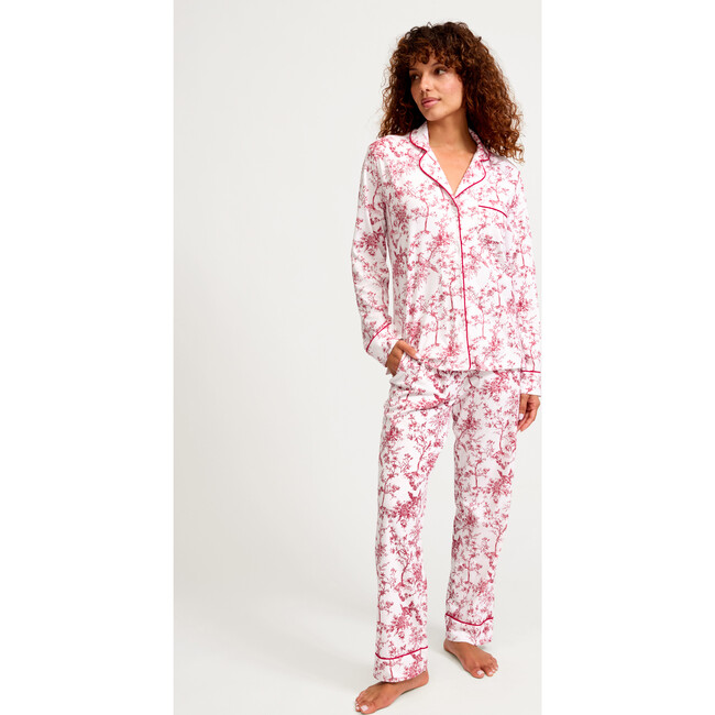 Women's Pima Pajama in Red Timeless Toile - Pajamas - 6