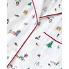 Women's Twill Pajama in Holiday Town - Pajamas - 7
