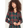 Women's Brushed Twill Pajama in Kensington Tartan - Pajamas - 3