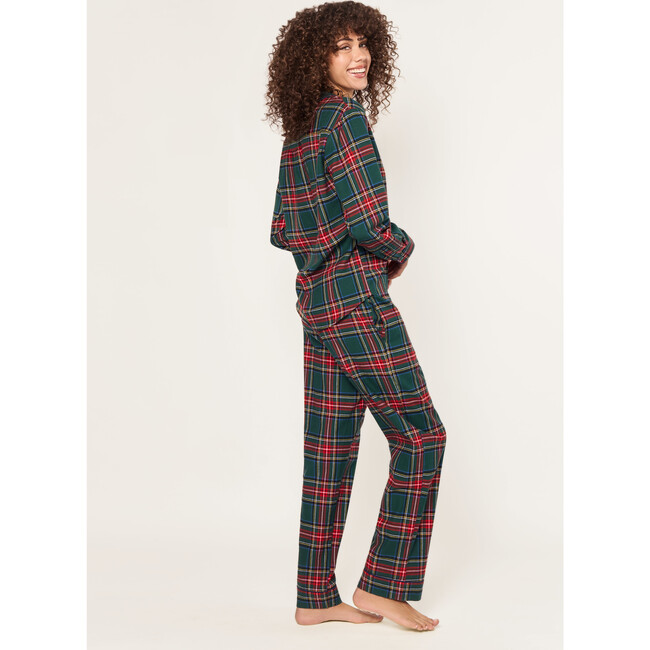 Women's Brushed Twill Pajama in Kensington Tartan - Pajamas - 4