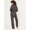 Women's Brushed Twill Pajama in Kensington Tartan - Pajamas - 5