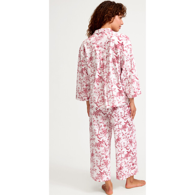 Women's Pima Olivia in Red Timeless Toile - Pajamas - 5