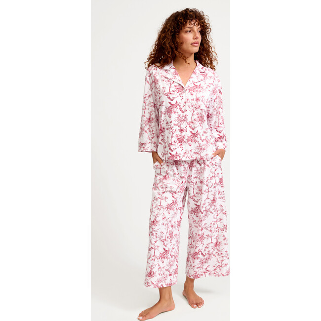 Women's Pima Olivia in Red Timeless Toile - Pajamas - 6