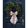 Red Timeless Toile Wreath Bow - Wreaths - 2