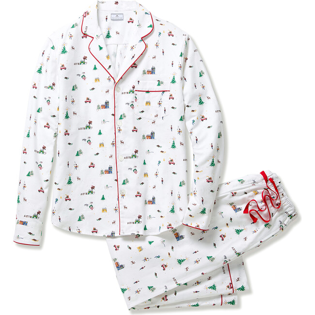 Men's Twill Pajama in Holiday Town