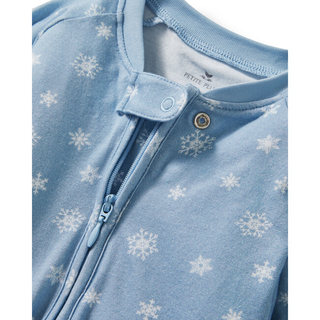 Periwinkle Wonderland Pima Peekaboo Romper - Footie Pajamas - 2