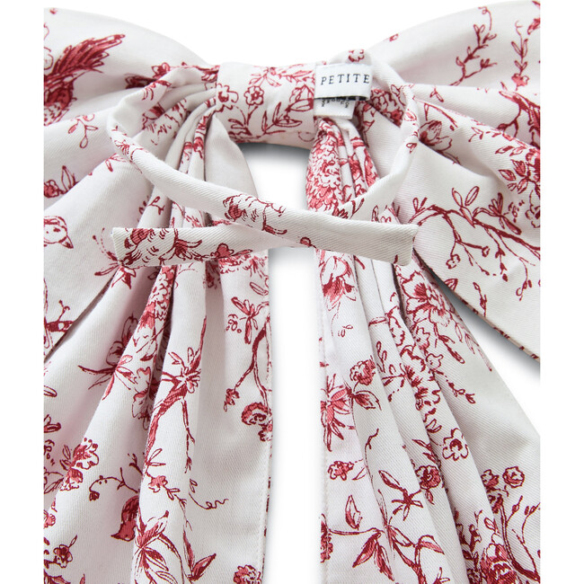 Red Timeless Toile Wreath Bow - Wreaths - 4