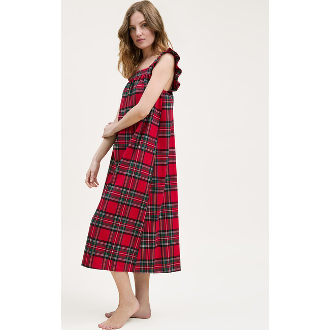 Women's Brushed Twill Clara Nightgown in Imperial Tartan - Nightgowns - 4