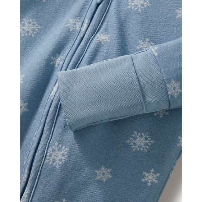 Periwinkle Wonderland Pima Peekaboo Romper - Footie Pajamas - 3