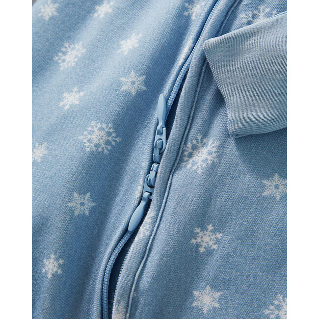 Periwinkle Wonderland Pima Peekaboo Romper - Footie Pajamas - 4