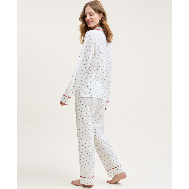 Women's Pima Pajama in Mistletoe Moments - Pajamas - 5