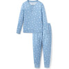Kids Pima Snug Fit Pajama in Periwinkle Wonderland - Pajamas - 1 - thumbnail