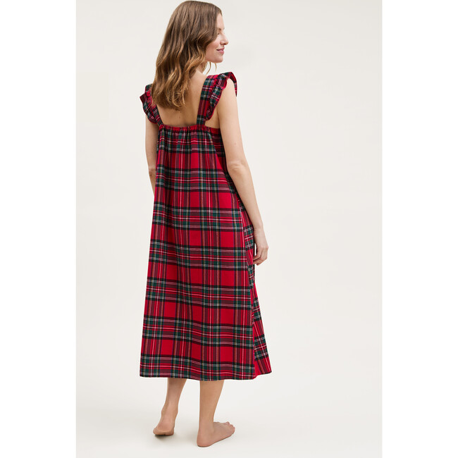 Women's Brushed Twill Clara Nightgown in Imperial Tartan - Nightgowns - 5
