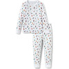 Kids Pima Snug Fit Pajama in Merry Meow - Pajamas - 1 - thumbnail