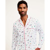 Men's Twill Pajama in Holiday Town - Pajamas - 3