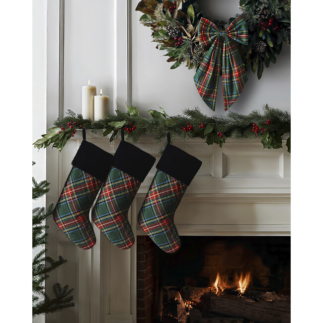 Kensington Tartan Wreath Bow - Wreaths - 2