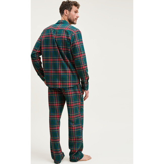 Men's Brushed Twill Pajama in Kensington Tartan - Pajamas - 5