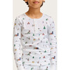 Kids Pima Snug Fit Pajama in Holiday Town - Pajamas - 3