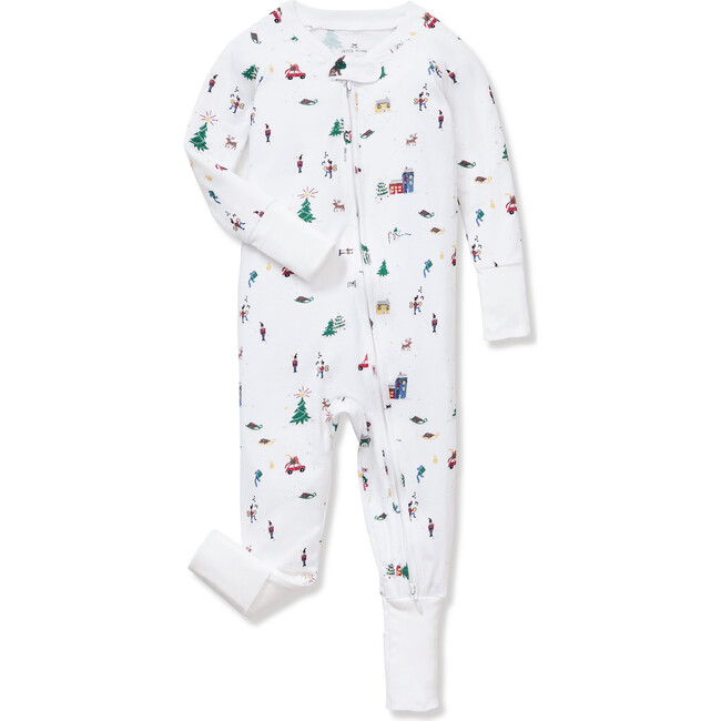 Holiday Town Pima Peekaboo Romper