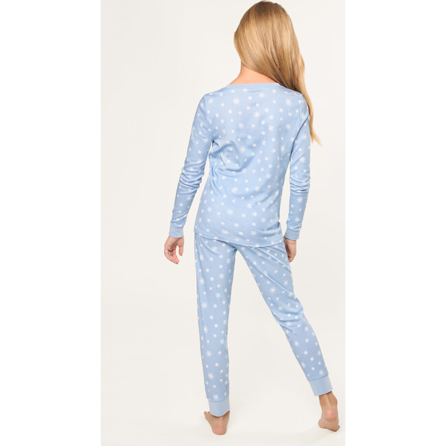 Kids Pima Snug Fit Pajama in Periwinkle Wonderland - Pajamas - 4