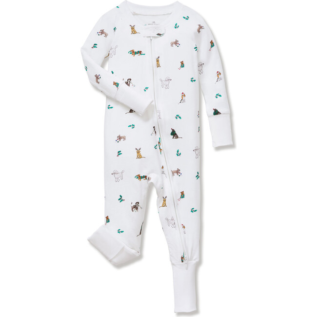 Jingle Paws Pima Peekaboo Romper