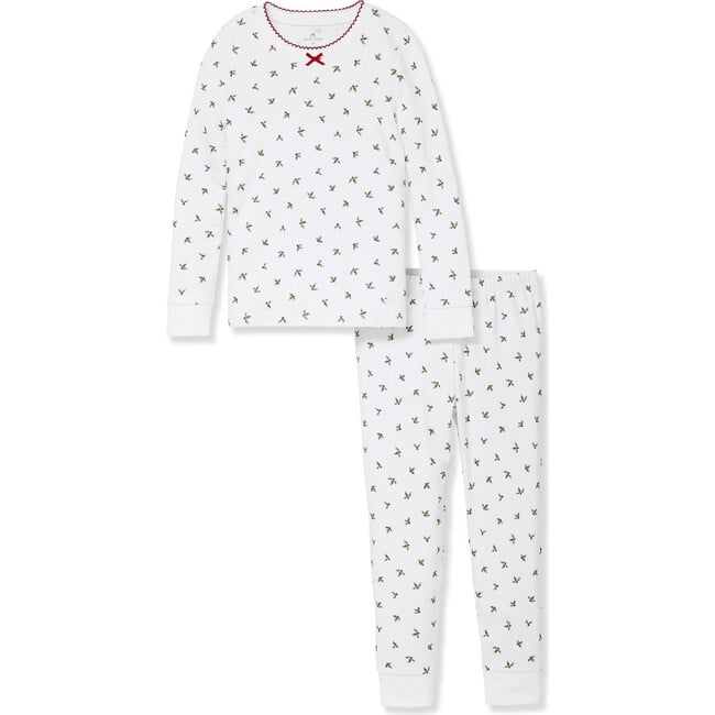 Girls Pima Snug Fit Pajama in Misteltoe Moments