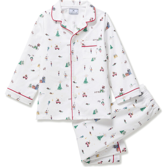 Children's Twill Pajama in Holiday Town
