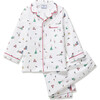 Children's Twill Pajama in Holiday Town - Pajamas - 1 - thumbnail