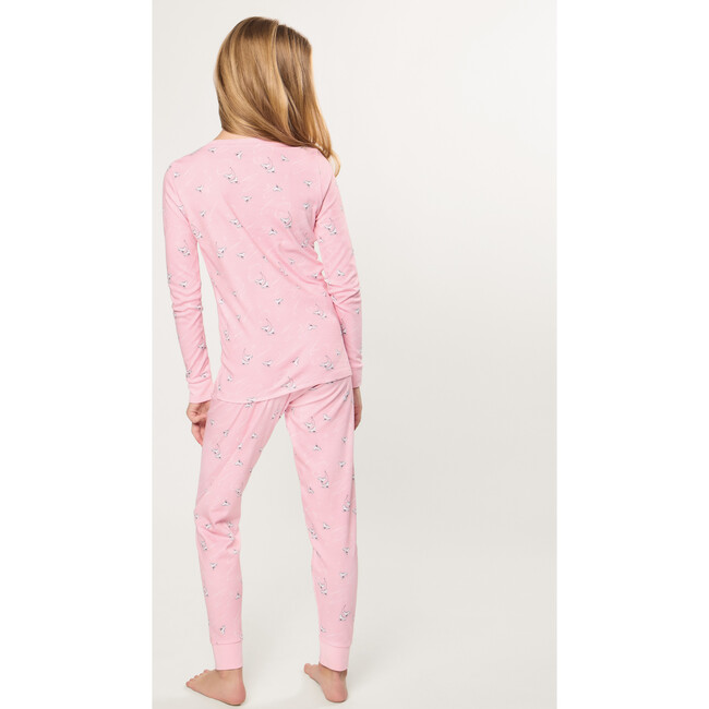 Girls Pima Snug Fit Pajama in Winter Skates - Pajamas - 4