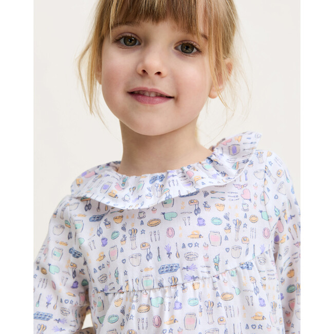 Children's Twill Scarlett Nightgown in Baking Spirits Bright - Nightgowns - 3