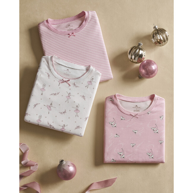 Girls Pima Snug Fit Pajama in Winter Skates - Pajamas - 5
