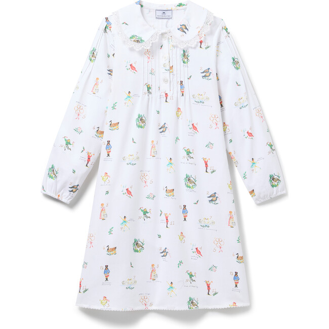 Children's Twill Lola Nightgown, 12 Days of Christmas