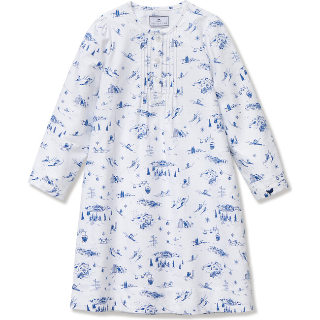Children's Twill Beatrice Nightgown in Chalet Toile