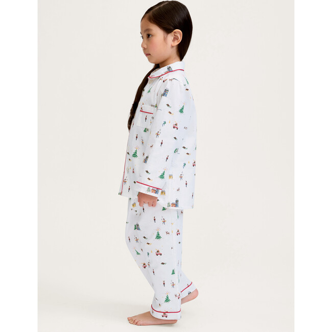Children's Twill Pajama in Holiday Town - Pajamas - 4