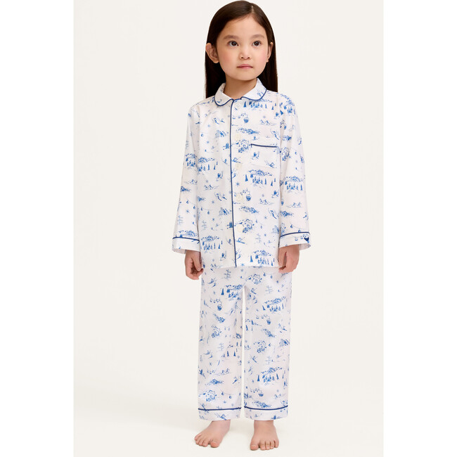 Children's Twill Pajama in Chalet Toile - Pajamas - 2