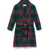 Children's Brushed Twill Robe in Kensington Tartan - Robes - 1 - thumbnail